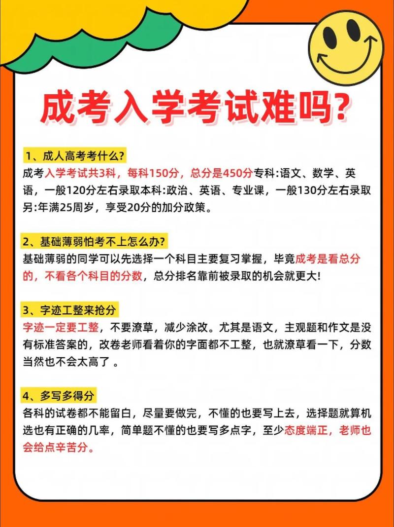 成考入学考试到低有多难?